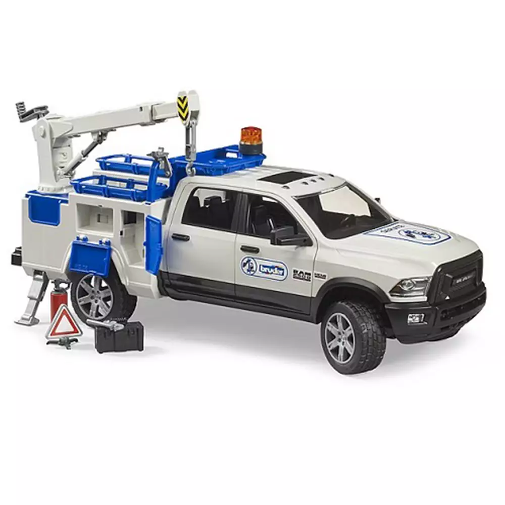 Bruder 2509 - RAM 2500 Service truck with rotating beacon light