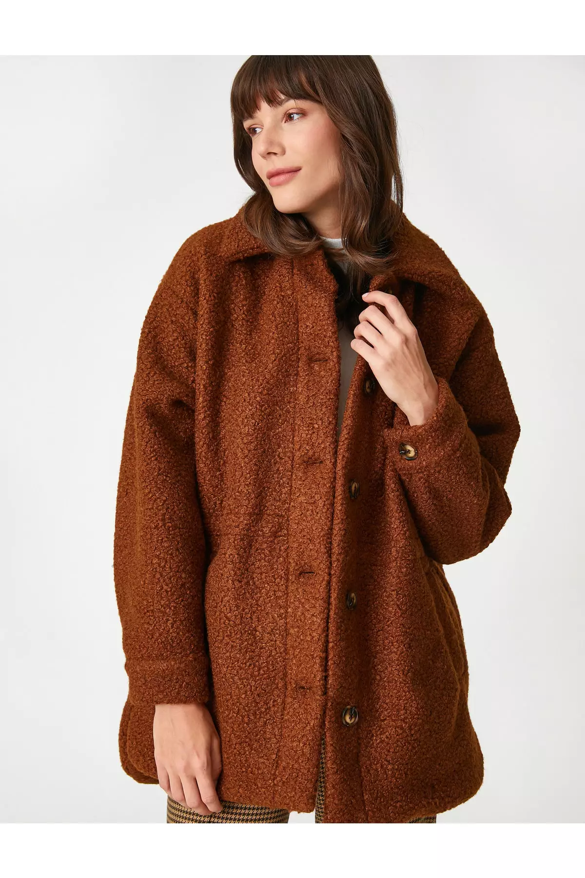 Oversized Boucle Jacket