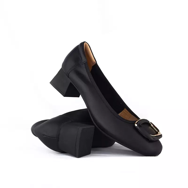 Sepatu Casual Formal Wanita Gino Mariani Althea Black