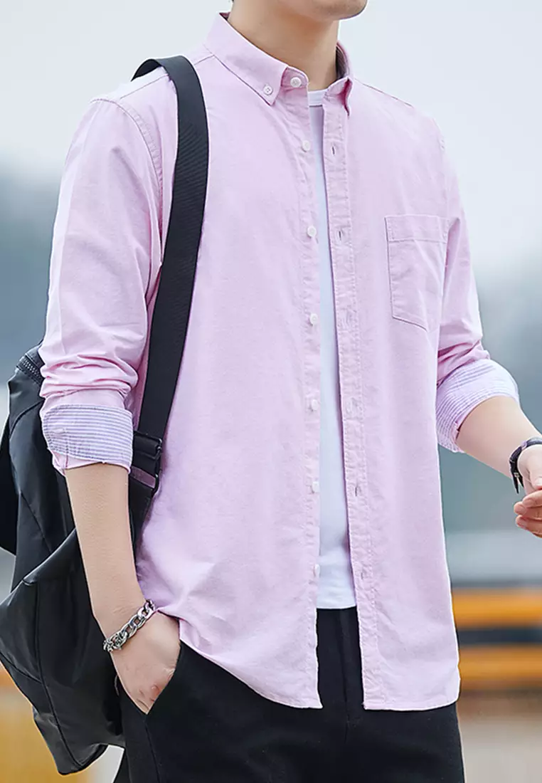 Slim Casual Long Sleeved Shirt C2001