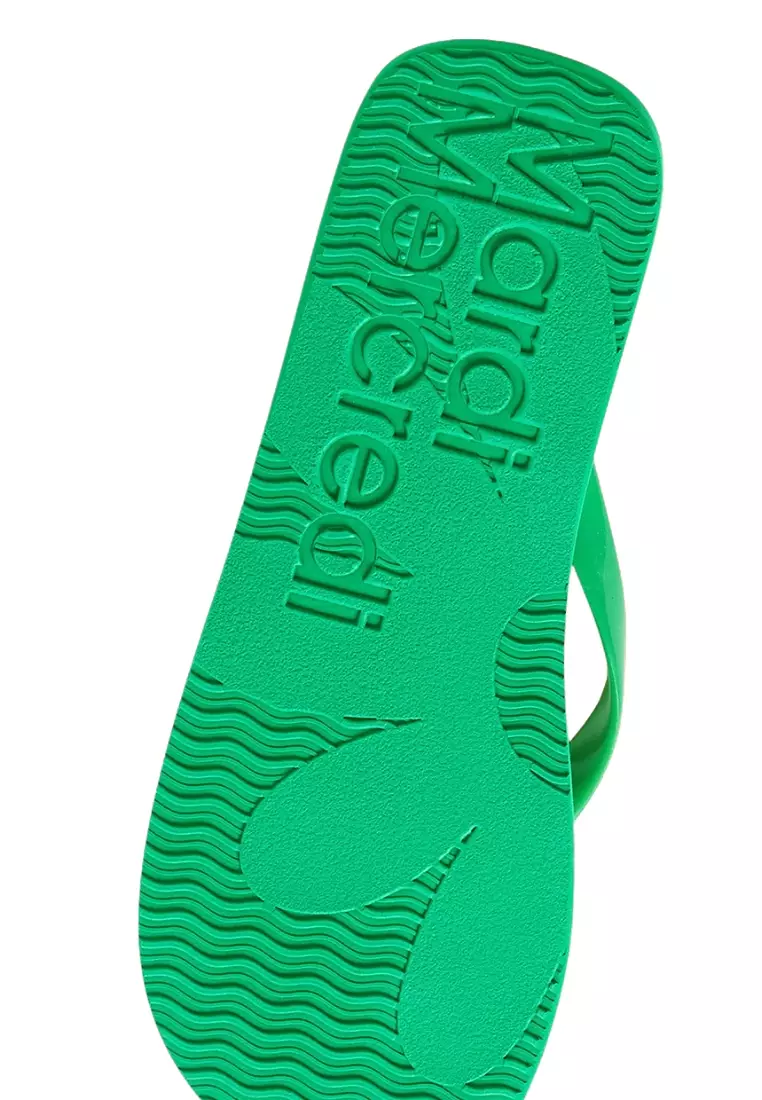 Flip Flops - Orange Green