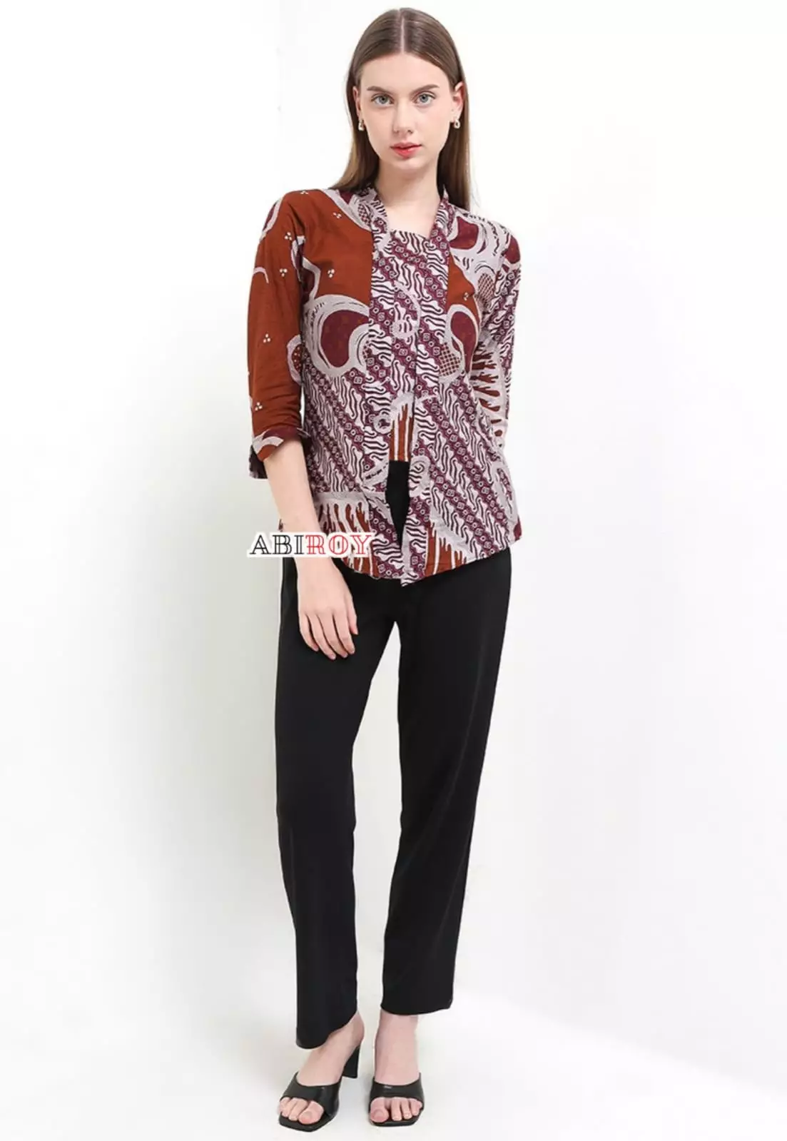 Blouse Batik Andaru Bata Premium Slimfit Elegant NLN