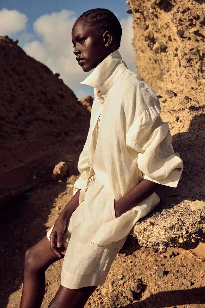 Oversized linen shirt