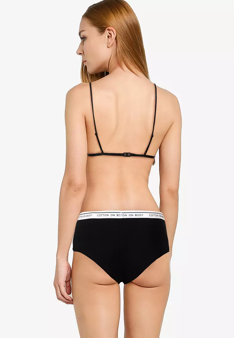 Tiny Cotton Triangle Bralette