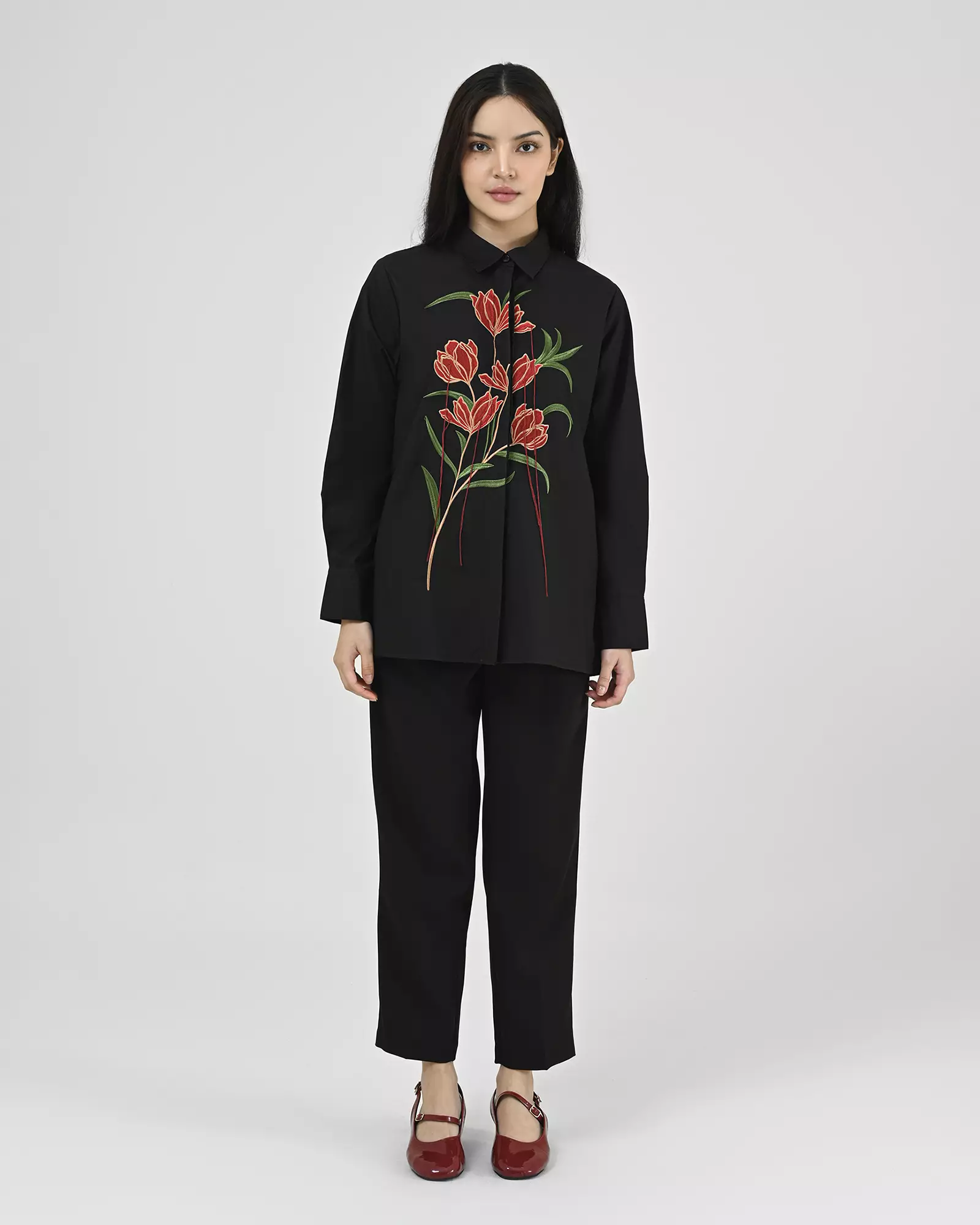 Geulis.id ELPHY SHIRT - Black