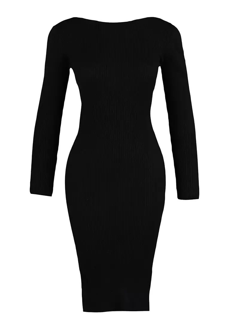 Buy Trendyol Knit Midi Dress Online | ZALORA Malaysia