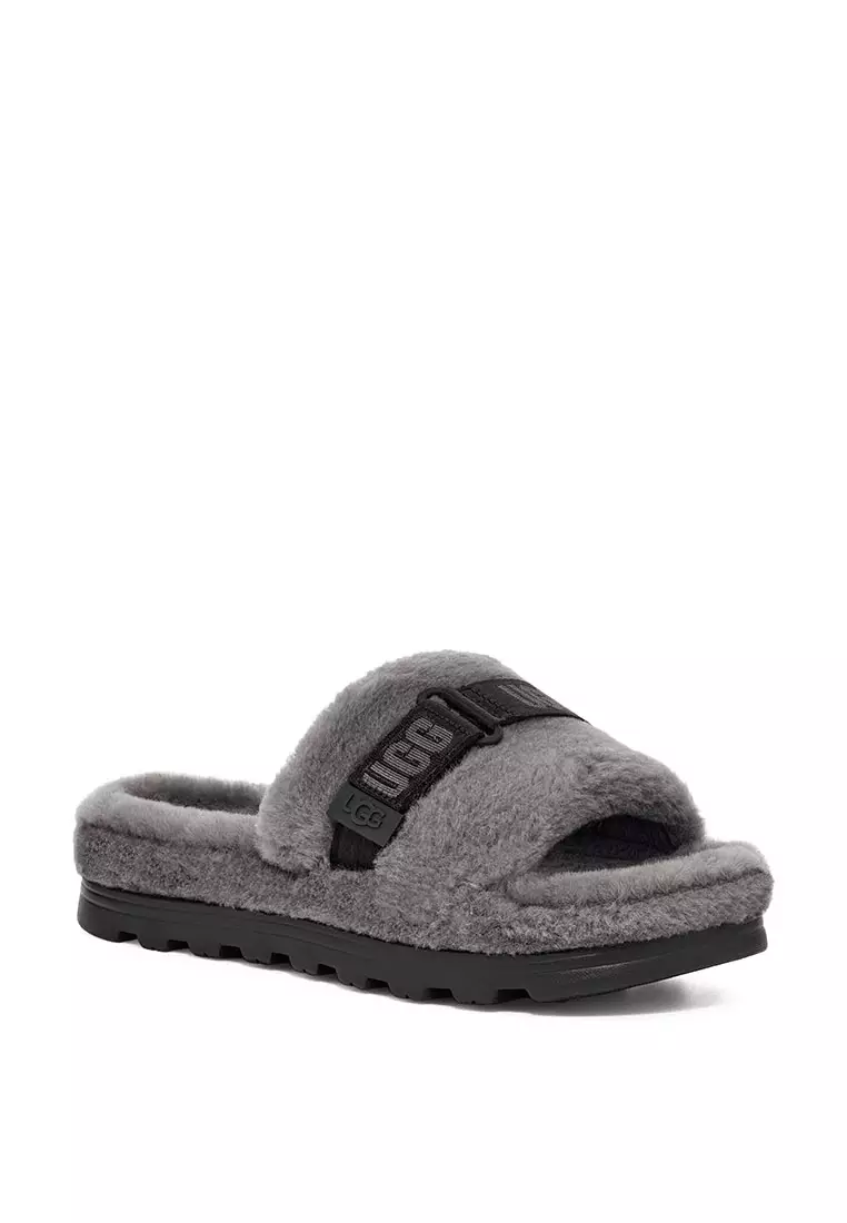 Men's Fluff Up Slipper - Charcoal (1130816-CHRC)