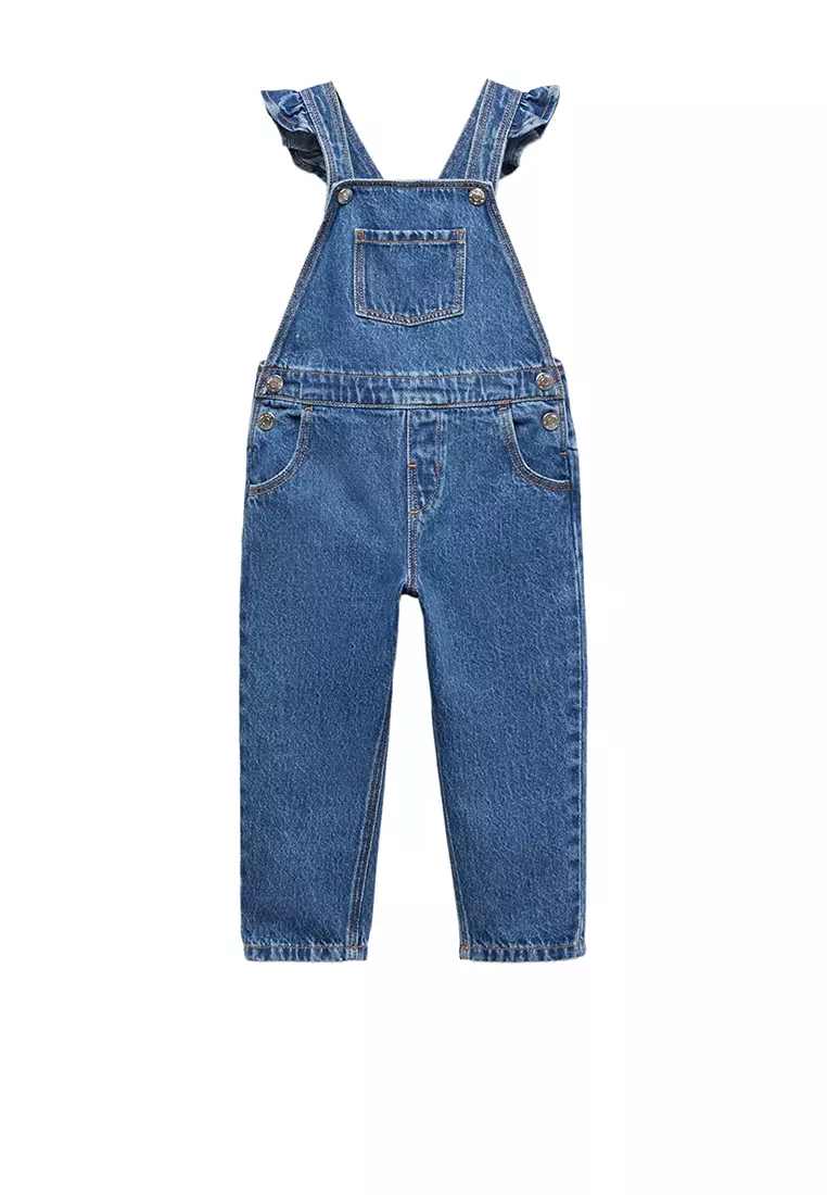 Buy MANGO BABY Long Denim Dungarees 2024 Online ZALORA Singapore