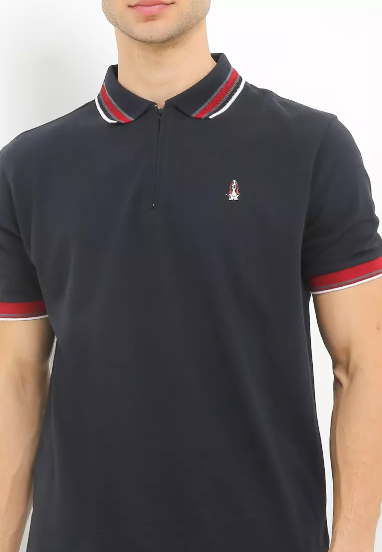 Ginova Stripe Collar Polo