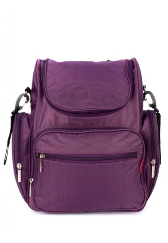 Shop Tech Trance Mommy Baby Insulated Milk Bottle And Diaper Maternity Backpack Bag With Stroller Strap Online On Zalora Philippines