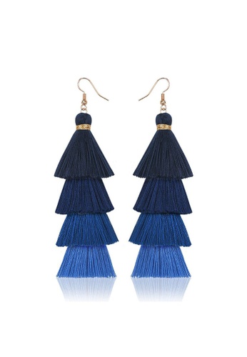 Obsession gold OBSESSION Tayla Extended Tassel Earrings 07F3AAC057CA9AGS_1