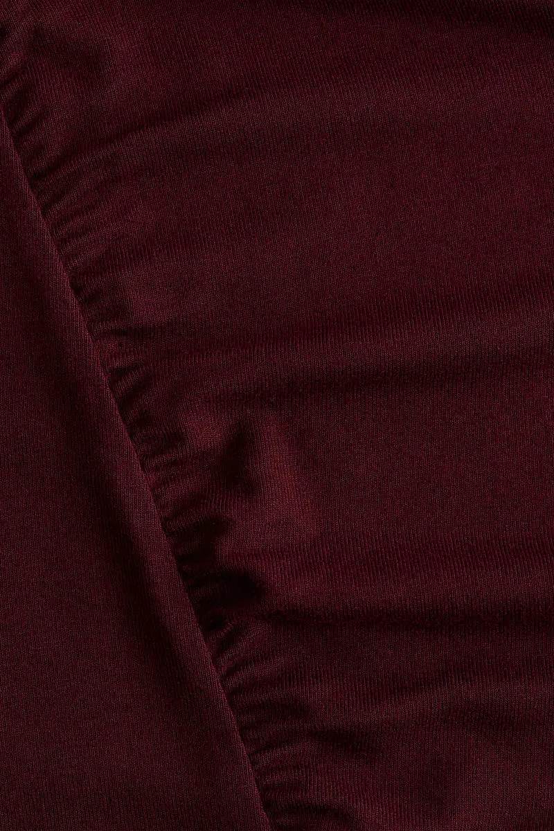 Draped jersey vest top