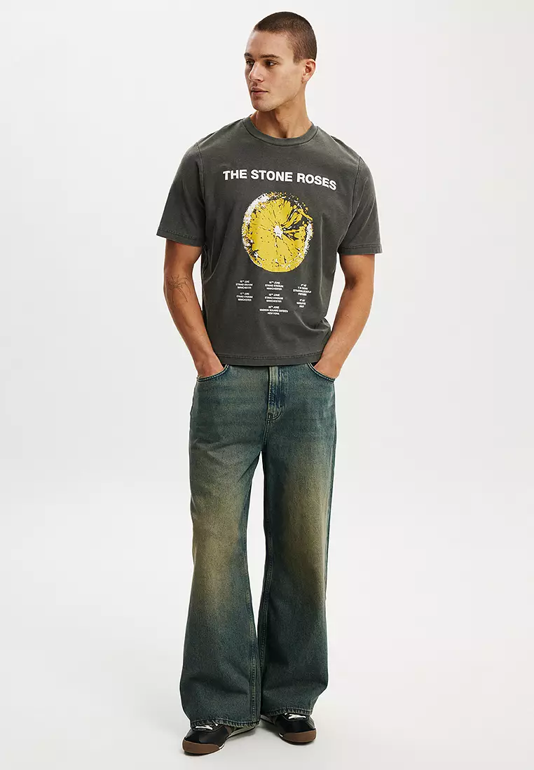 Licensed Cropped Fit Music T-Shirt