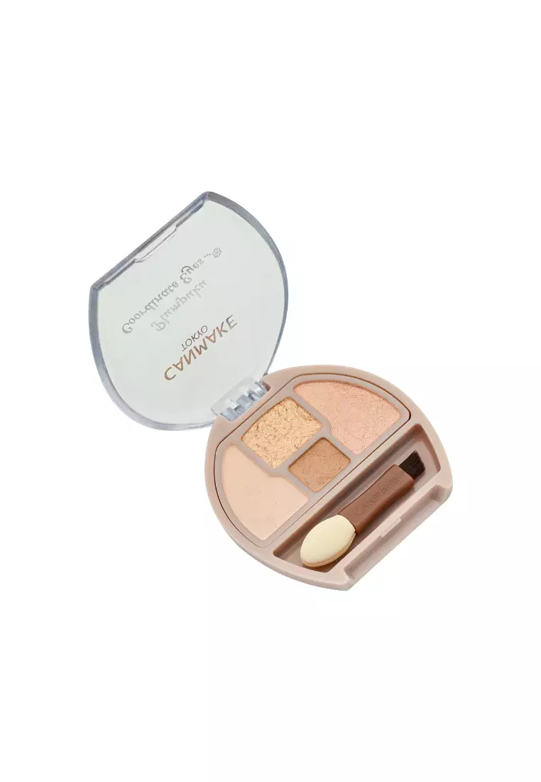 Canmake Plumpuku Coordinate Eyes (#01 Apricot Plumpuku)(1pc) 01 1piece