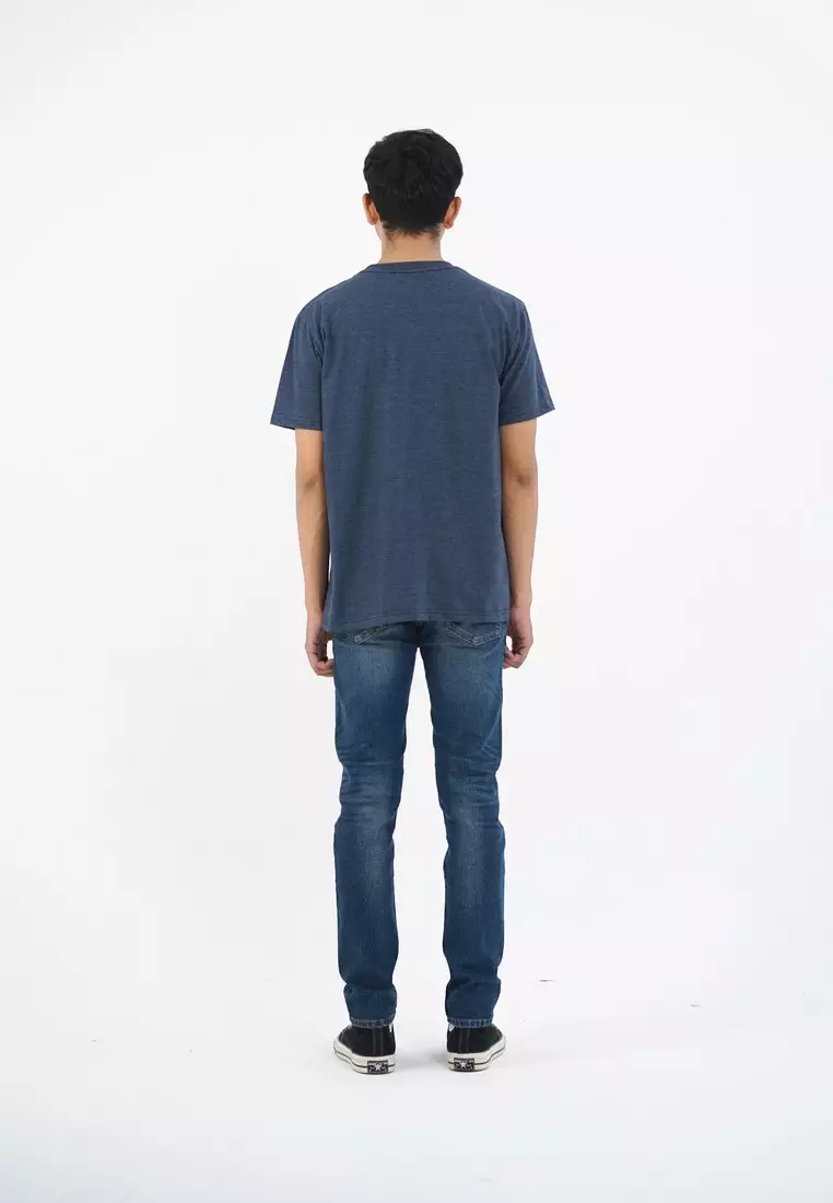 3Second Men's T-Shirt Short Sleeve Regular Fit Cotton Tally C530125