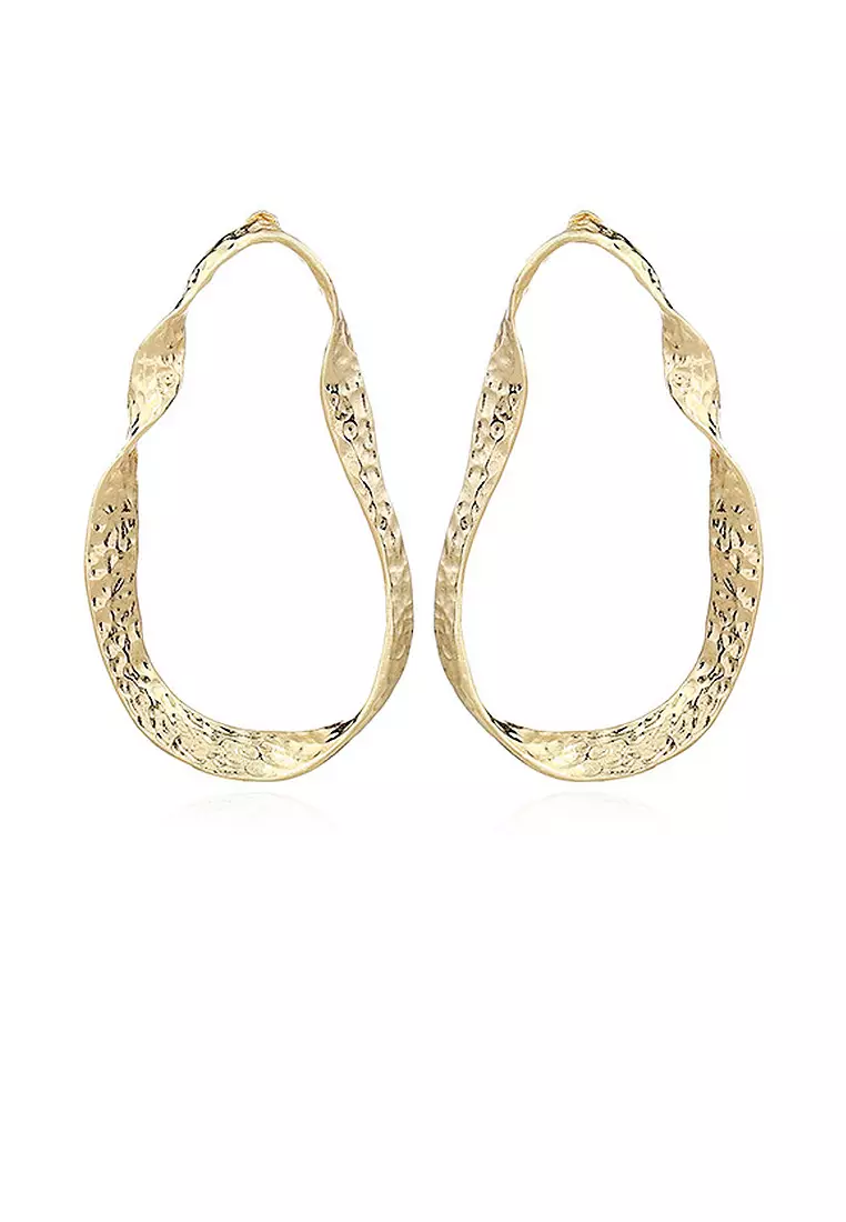Buy Urban Outlier Irregular Circle Shape Earrings Online ZALORA