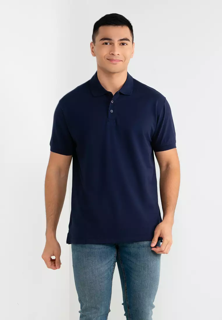 Blue polo hot sale shirt with jeans