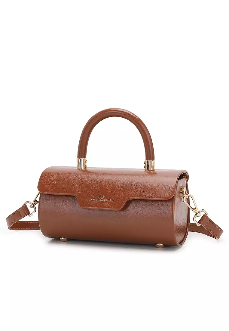 Women's Top Handle Bag / Sling Bag / Crossbody Bag / Shoulder Bag - Brown