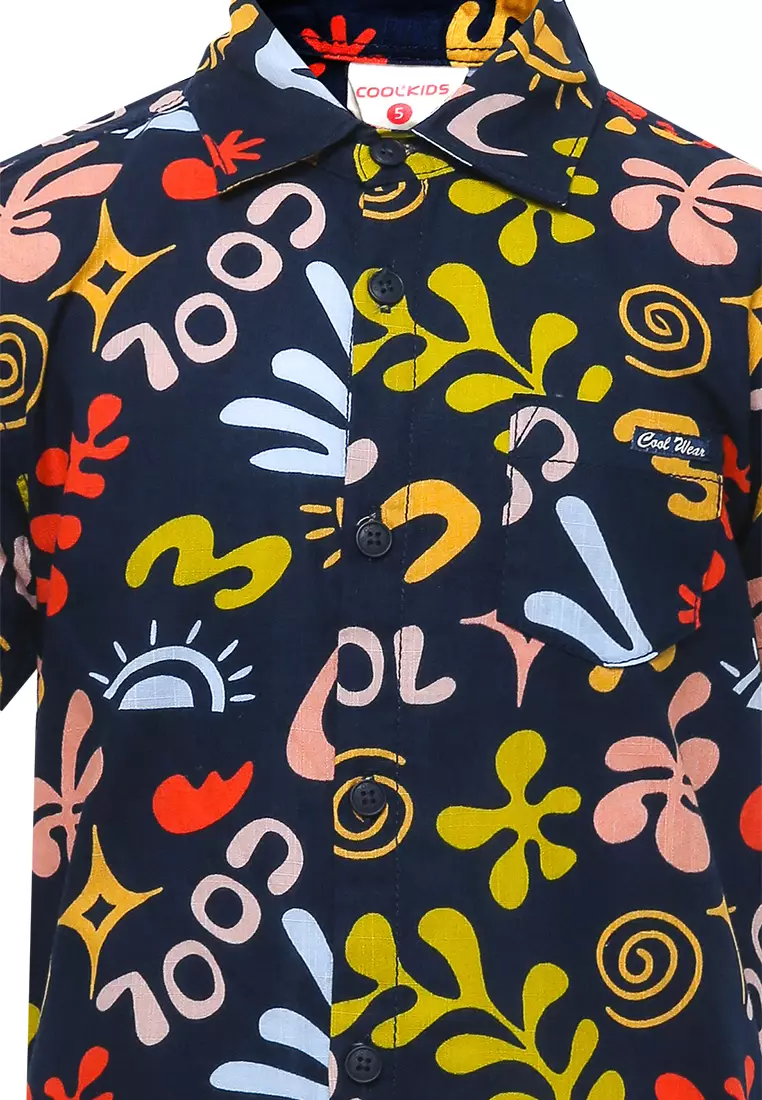 Kemeja Krah Biasa Short Sleeve