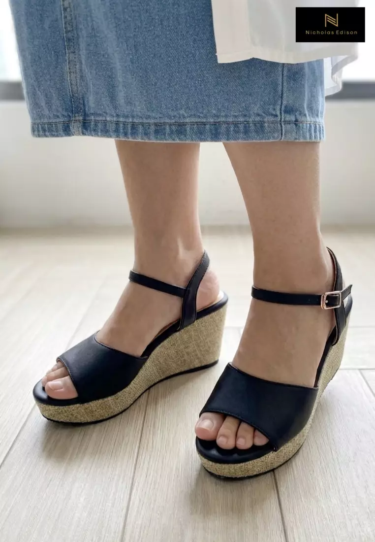Wedge Zoey Black