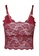 SMROCCO Women Lace Tube Top Camisole TB9080 (Maroon) D2D42US2355597GS_4
