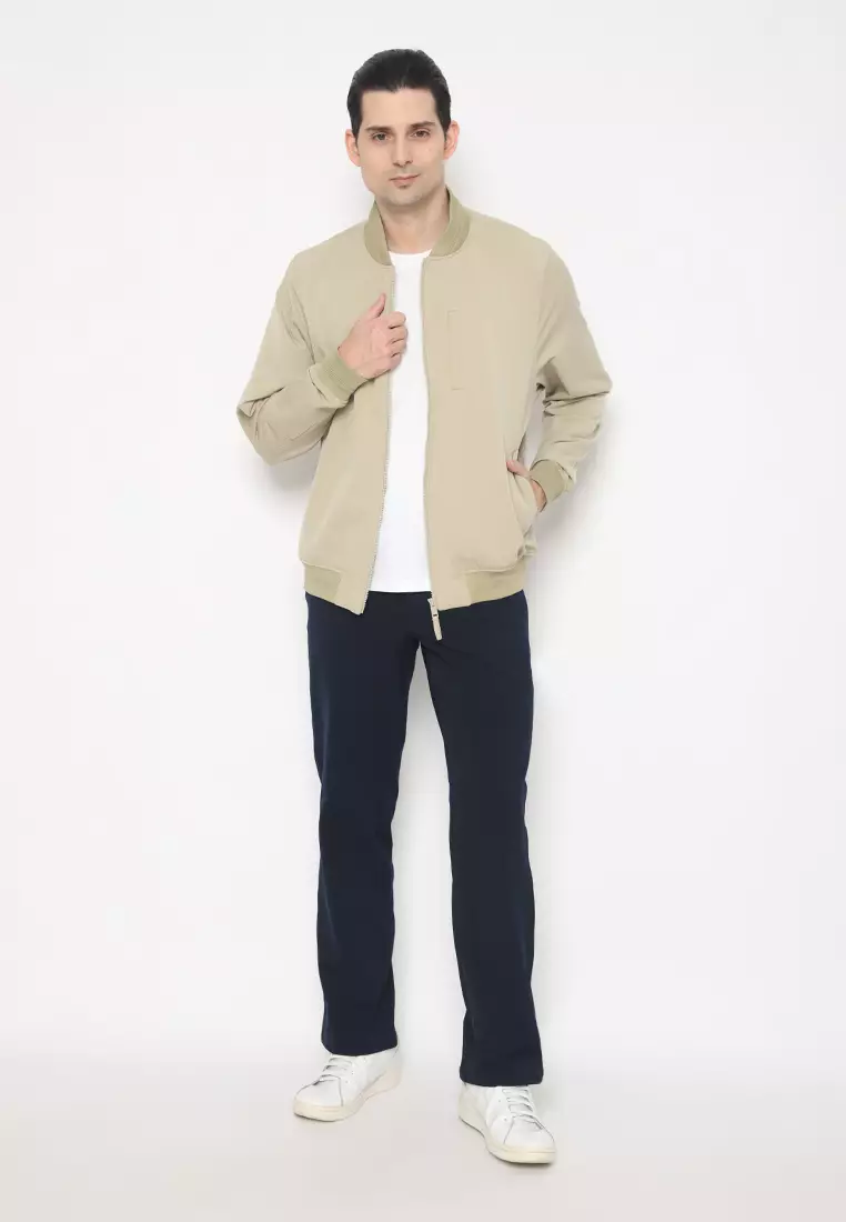 Jack Nicklaus Winner Jacket Pria Regular Fit Sand