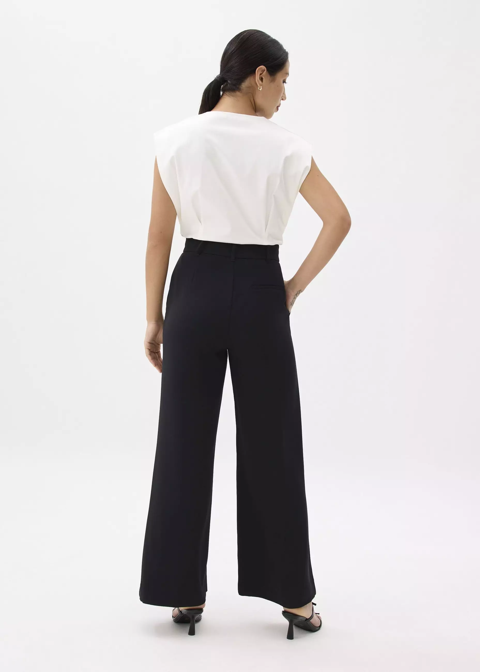 Celana Wanita - Leggy™ Yuna Super High Waist Tailored Pants