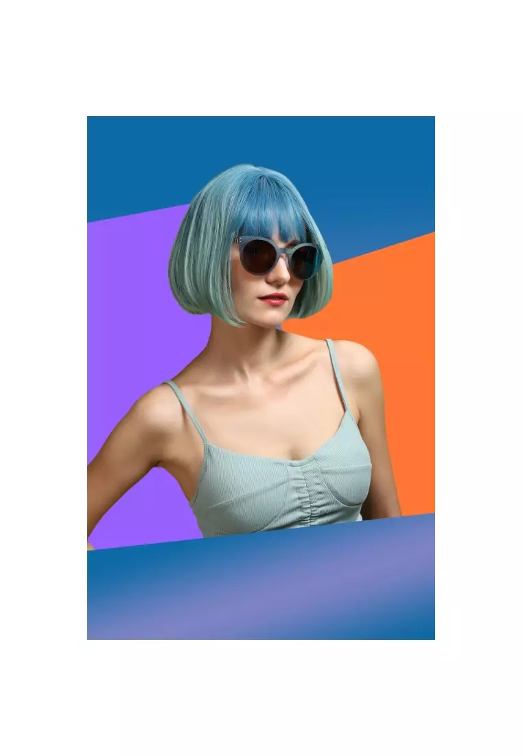 超輕極薄‧摺疊式太陽眼鏡 ROAV Oxygen O001 CLOUD Brush Silver / Blue Mirror 11.63