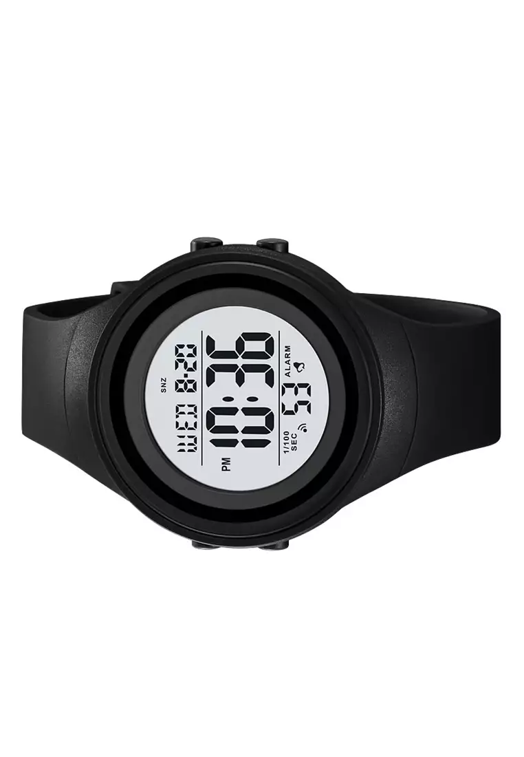 Jam Tangan Digital Pria Sporty Alarm Material TPU Waterproof ORIGINAL