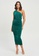 Chancery green Monaro Midi Dress CB392AA51049EBGS_1
