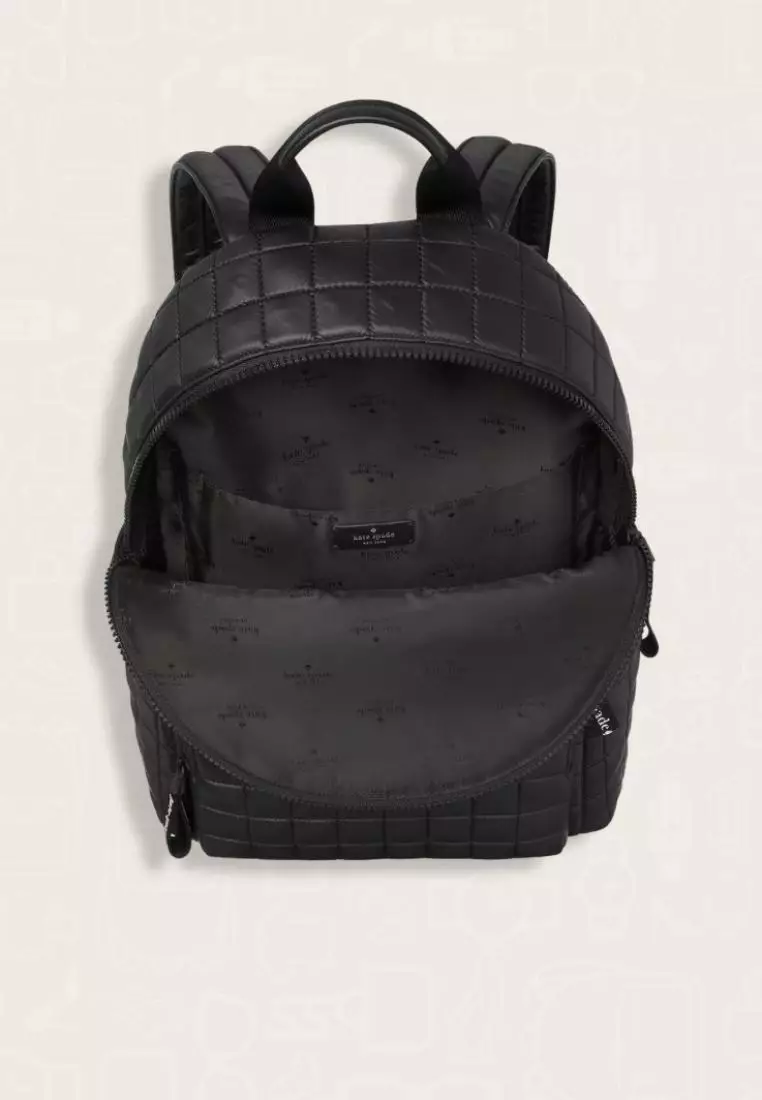 Kate Spade Camden Quilted Backpack Black