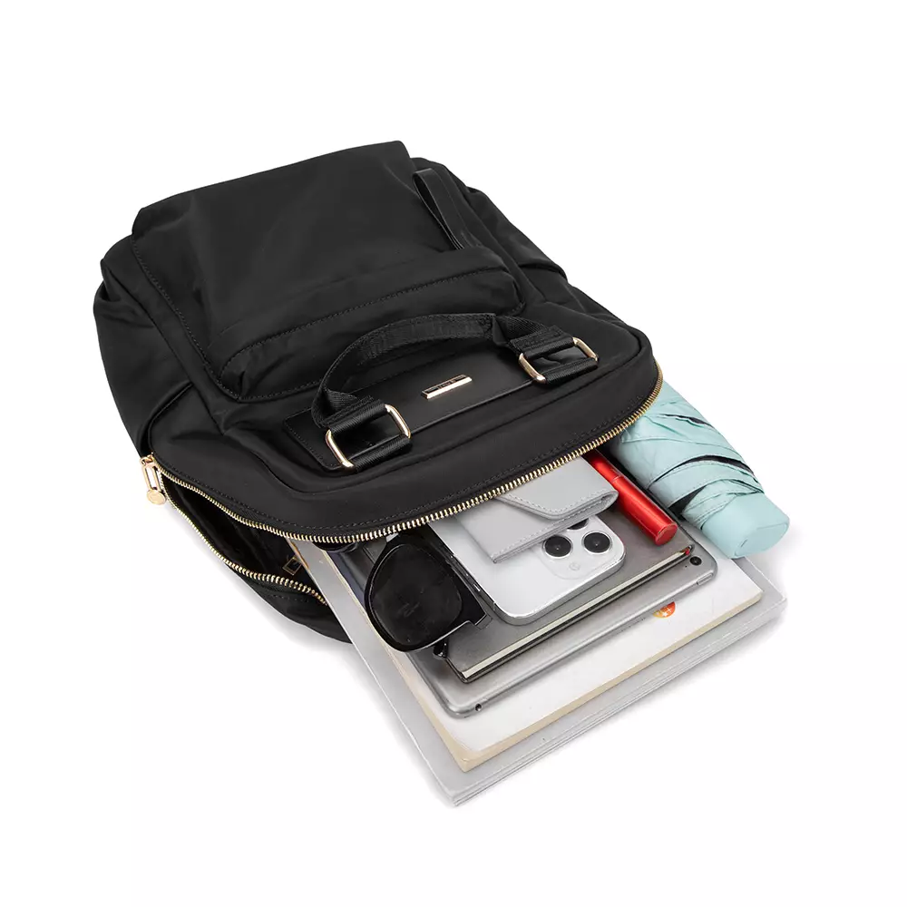 En-ji Yaksu Backpack Wanita Warna Black