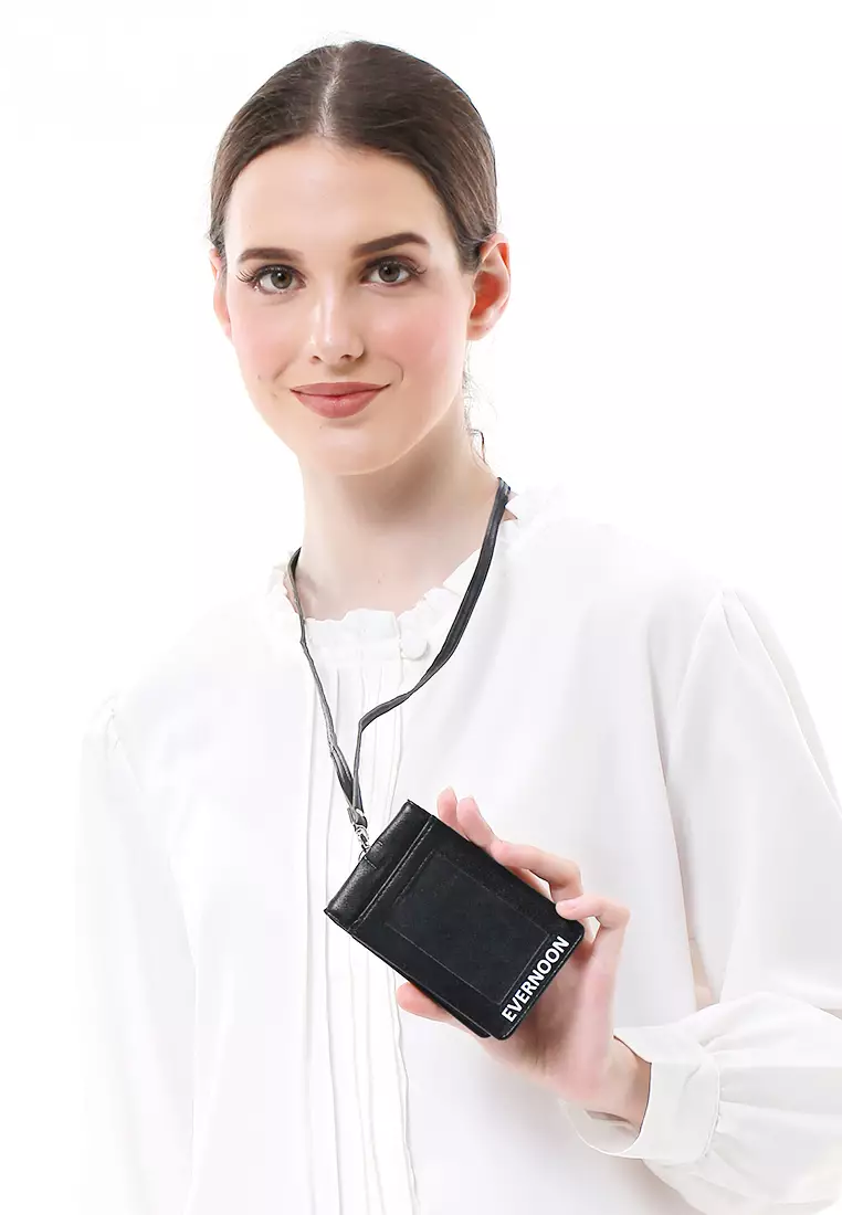 Azka Card Holder Two Side Bentuk Simple dan Minimalis - Hitam