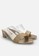 La Vita e Bella gold Sparkle Double Strap Slide Sandal Block Heels 37170SHEDDC9C2GS_3