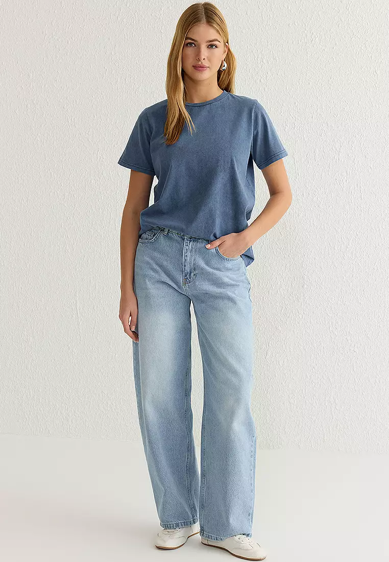 Crew Neck Cotton T-Shirt