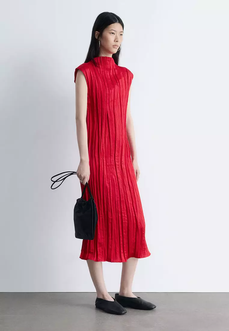 Crêpe Midi Dress