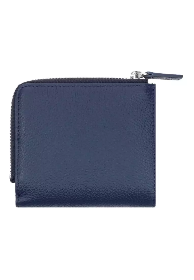 Crossing Milano Small Zip Wallet RFID - Barcos Navy