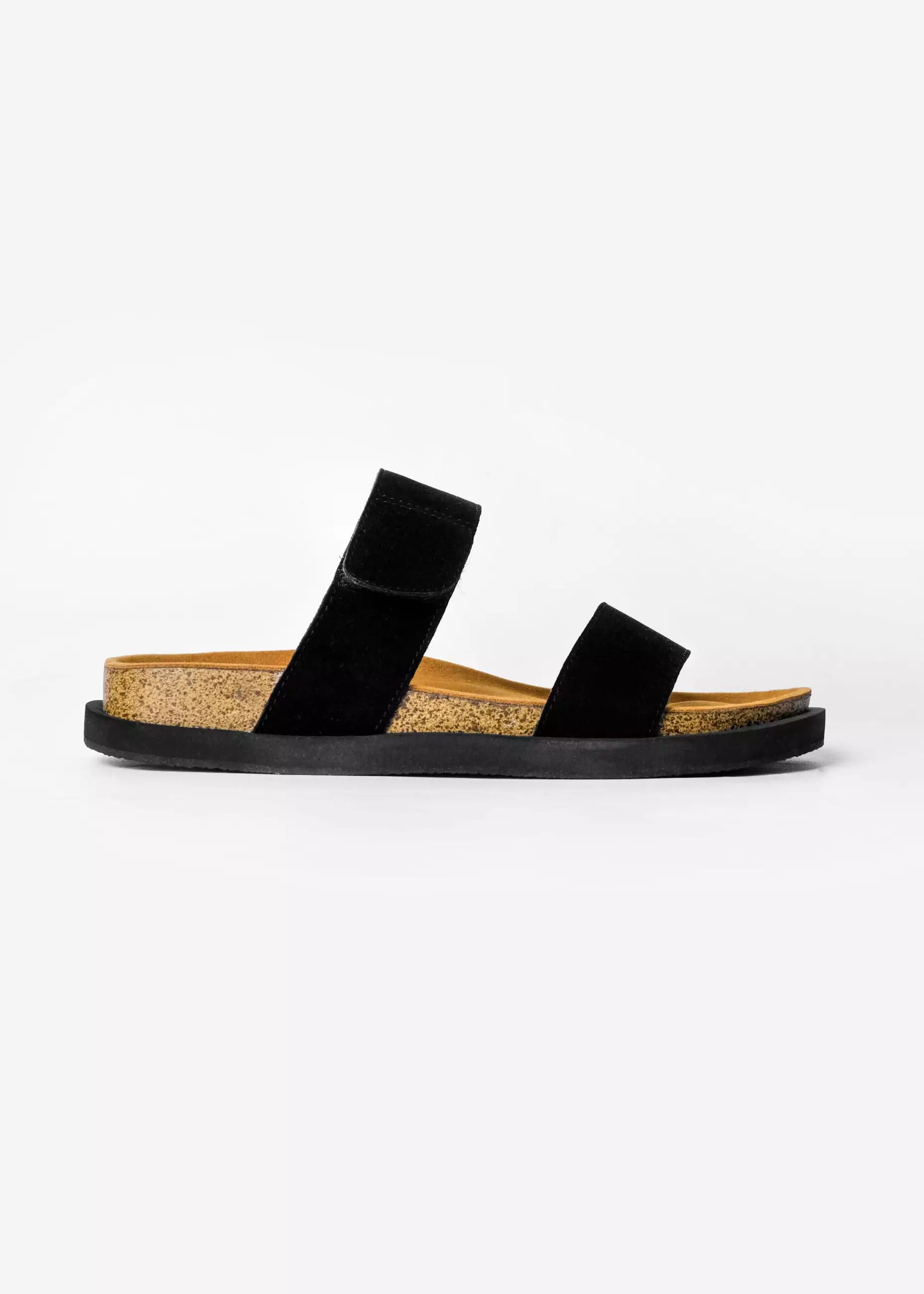 Pamole Sandal Wanita Kekinian Sendal Flat Wanita Sendal Wanita - Asta Series - Hitam