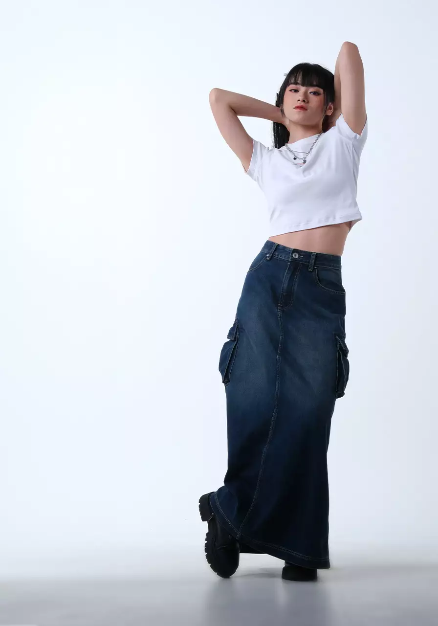 Kaos Baby Tee Wanita Ozzy Offwhite