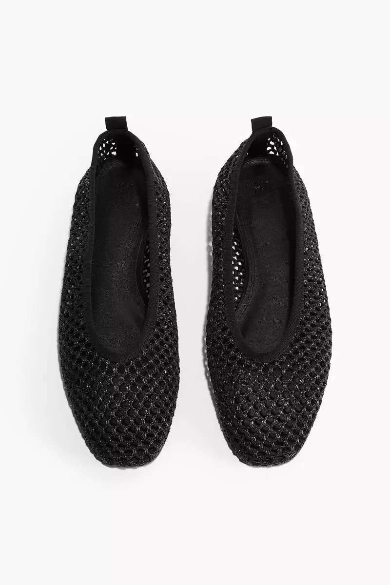 Braided ballet pumps