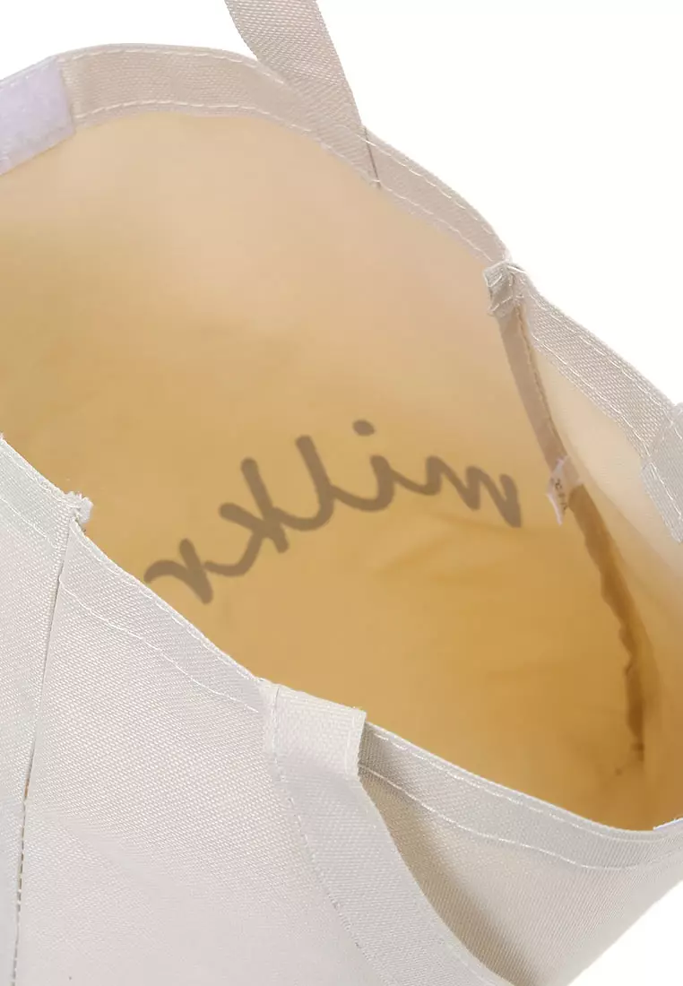 Isyana Tote Bag Woman Design Casual Quality Premium - Cream