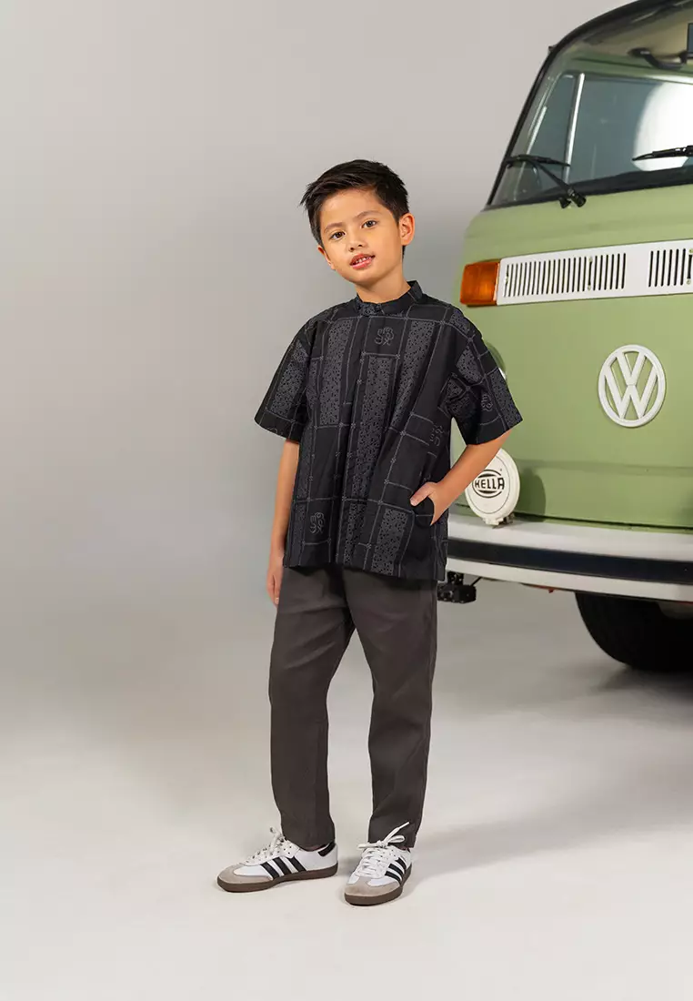 Kami Doha Short Sleeve Kids Koko Black