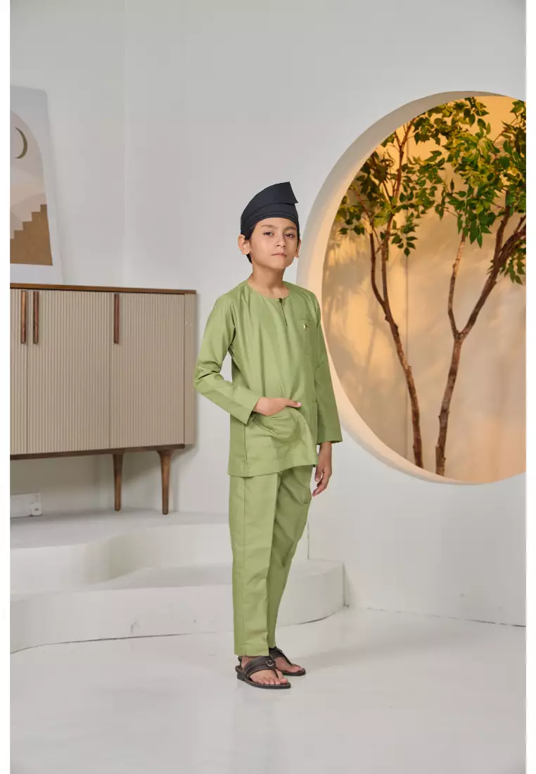 Baju Melayu Moden Teluk Belanga For Kids