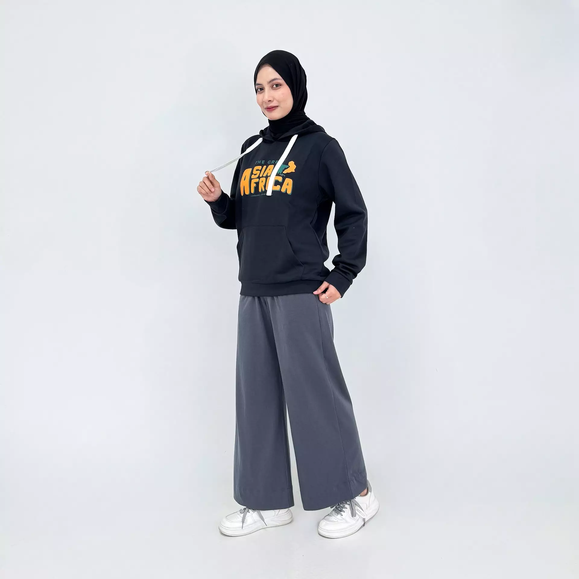 Setelan Sweater Hoodie Sporty Celia
