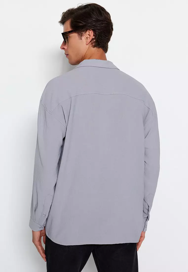Collared Oversized Shirt