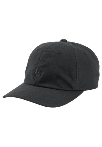 Nixon black Agent Strapback Hat - Black (C3043000) 8C9CBAC7629764GS_1