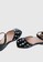 Milliot & Co. black Ariel Ankle Strap Pearls Ballerinas 226AFKS06C6F81GS_4