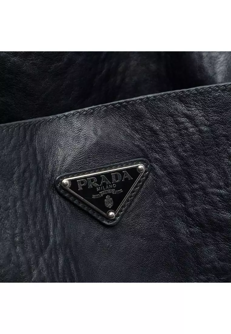 Pre-Loved Prada Crinkled Nappa Tote
