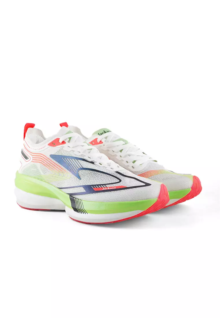 Jackson Active Phantom 1 White Green - Sepatu Sporty