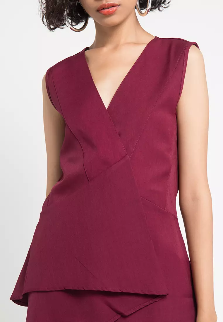 Rei Vest In Maroon